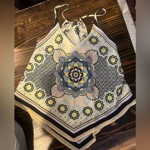 Heart soul hanky hem top